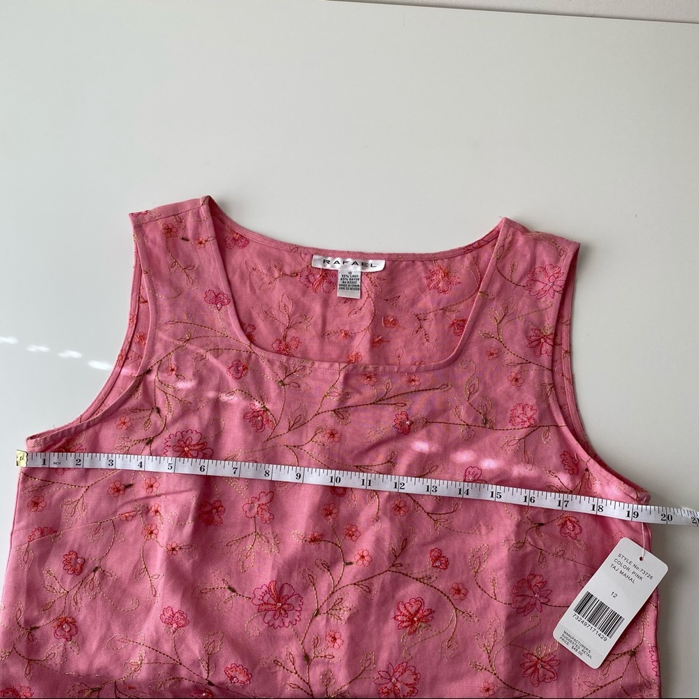(Size 10) Rafaella Embroidered Linen - Picture 12 of 13